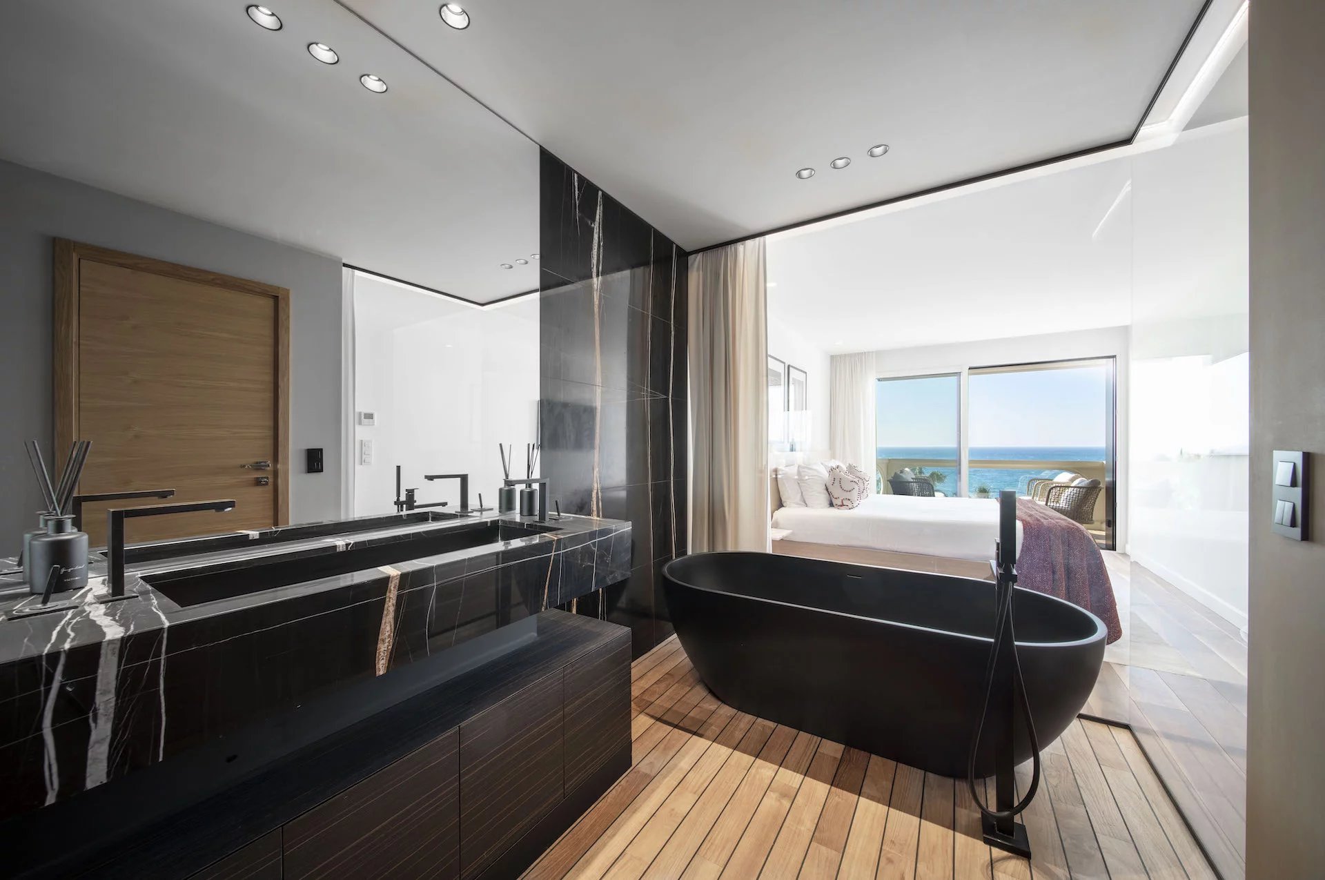 Chambre appartement à vendre vue mer Croisette Cannes