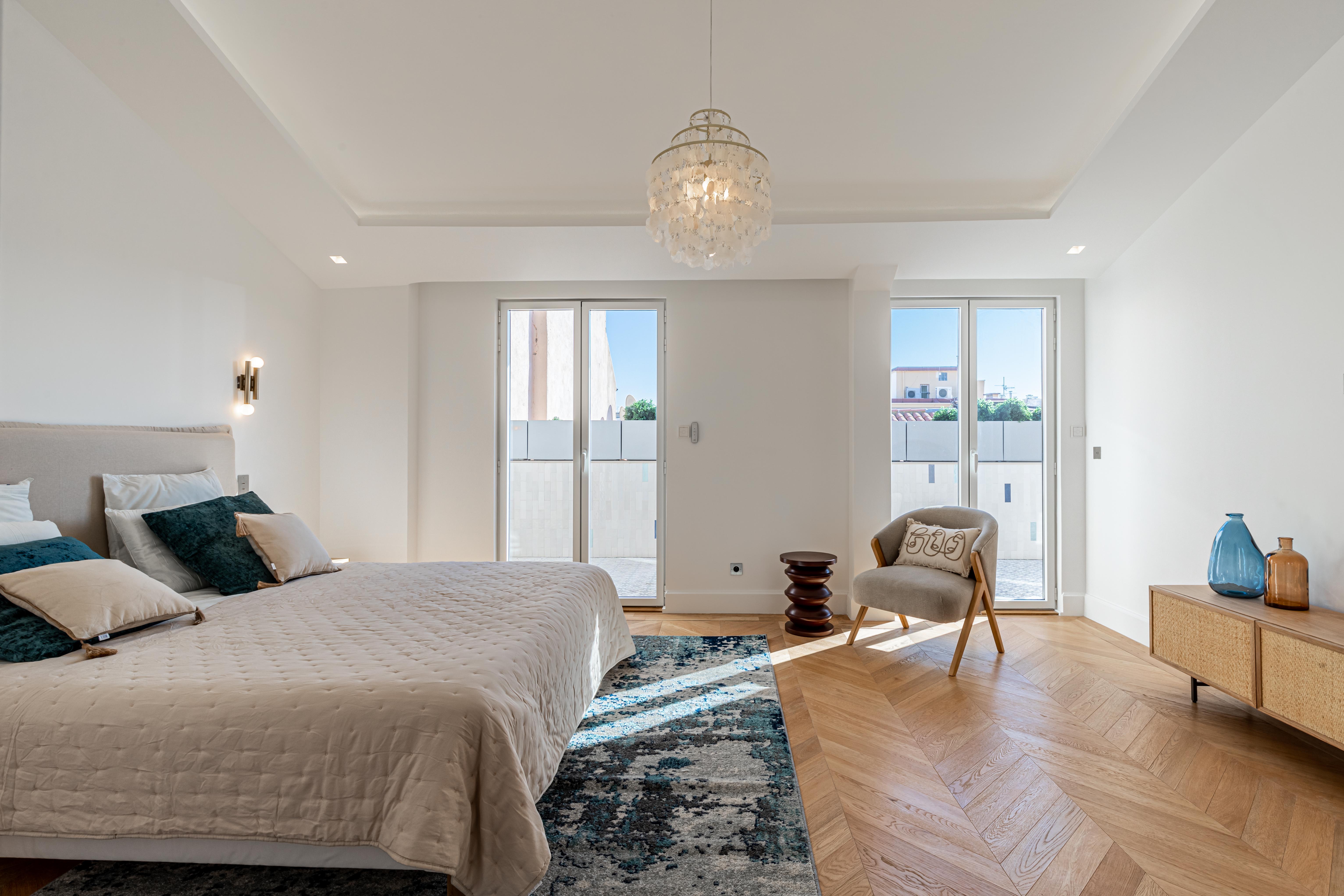 Chambre penthouse vue mer Cannes