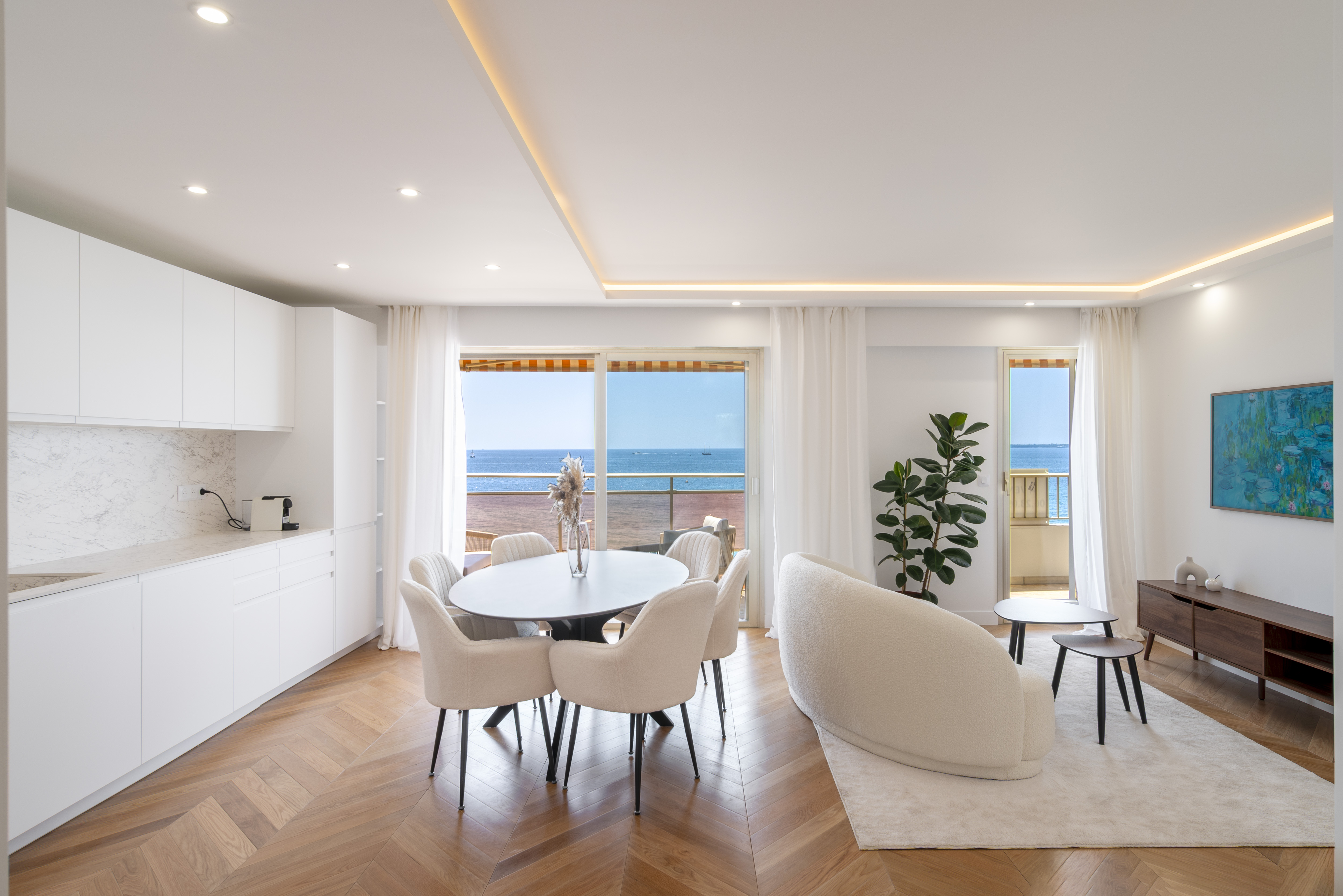 Appartement vue mer à vendre Juan-les-Pins