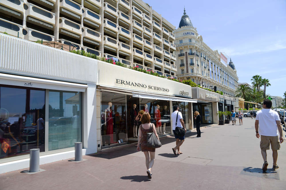 Boutiques Croisette Cannes