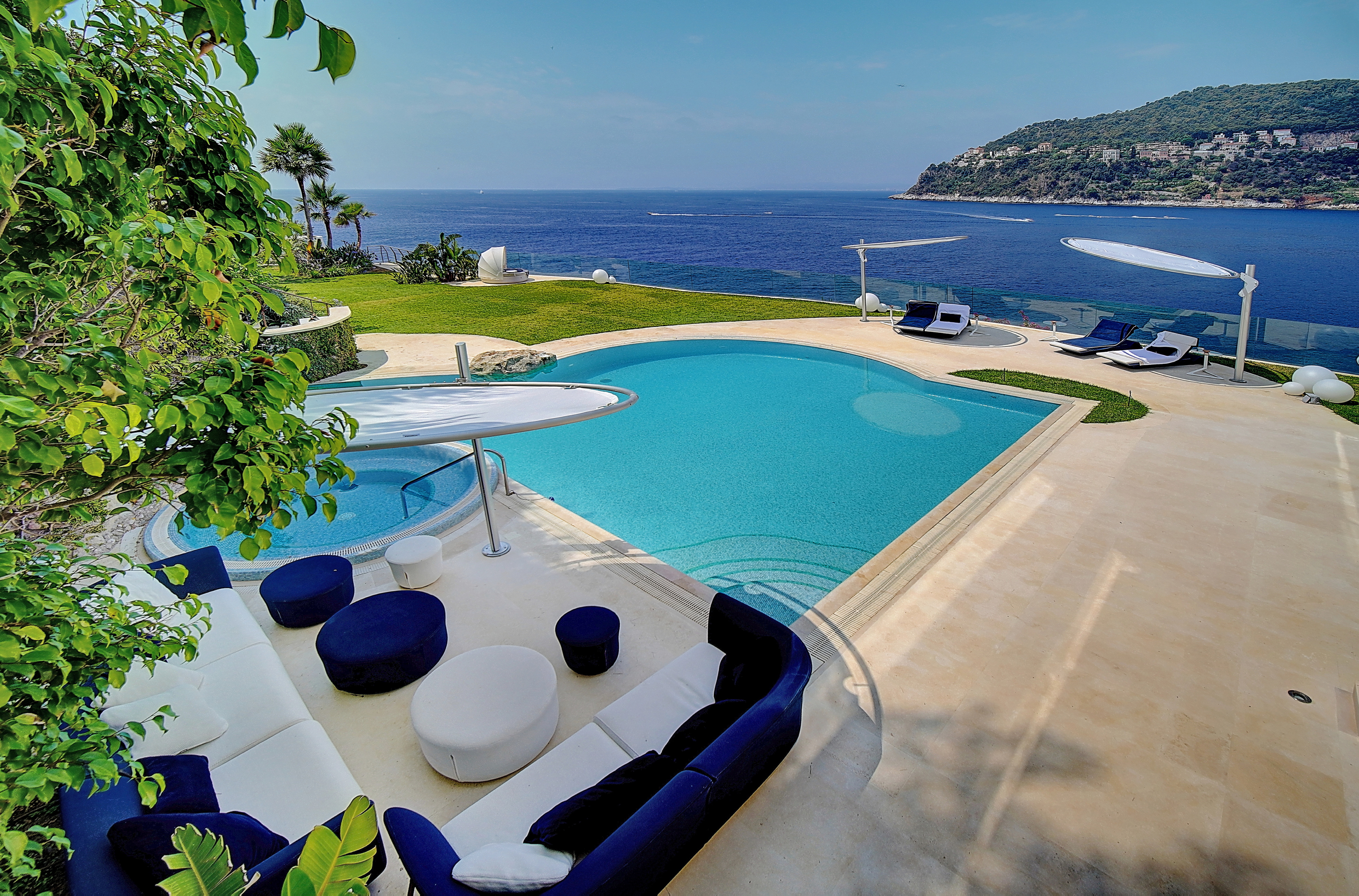Villa front de mer à louer lune de miel Côte d'Azur