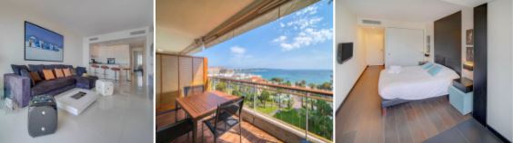 Location appartement vue mer Cannes MIPIM