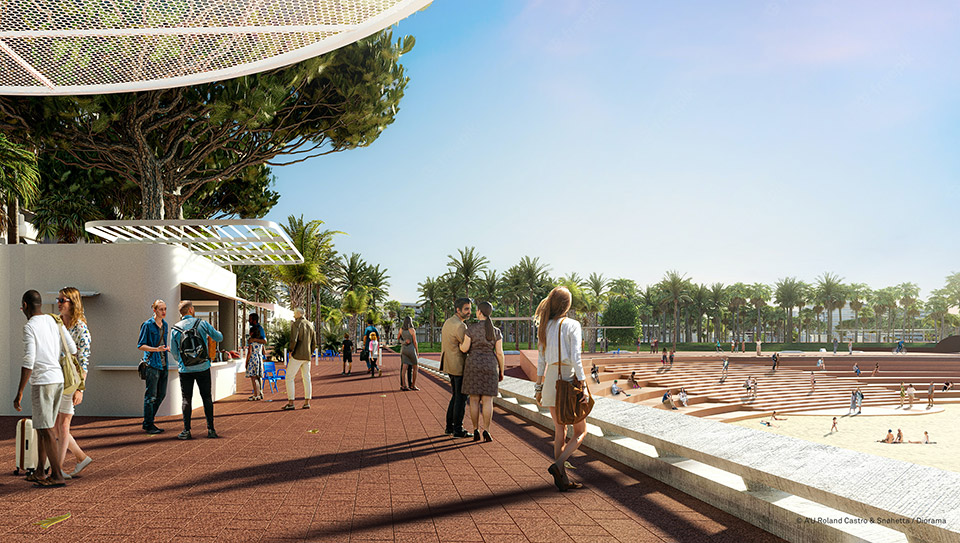 Projet d'aménagement Croisette Cannes