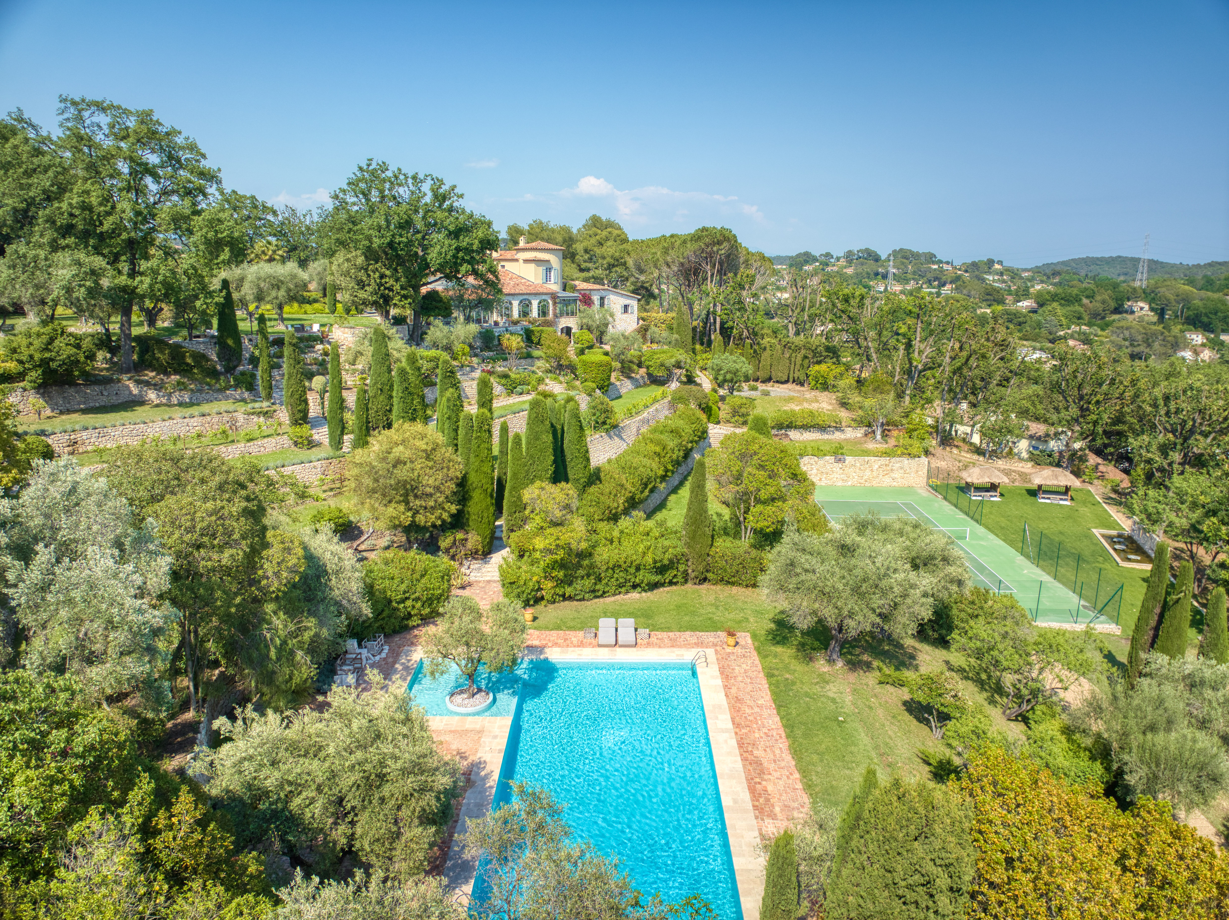 Domaine de prestige Mougins à louer